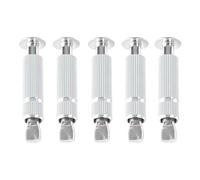 Piton Douille Rétractable | pour Fixation bâche Couverture de Piscine sur Plage béton ou dallage | Alu/INOX | Lot de 5 pièces - POOLCO