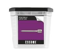 Piton femelle ESSBOX support bois - Ø6 X 60 mm pour tige filetée ØM6 mm x 100 mm - Boite de 50 - EX-91151106