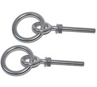 Piton inox Anneau Articulé M6 x 90mm (Lot de 2) inox 304 - A2