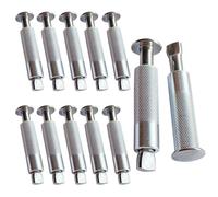 Piton Retractable Piscine 20pcs Piton Bache Piscine Douille INOX 16 x 65mm