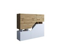 Bestmobilier Buffet haut 4 portes - Bois