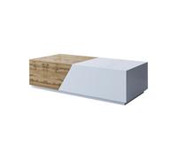 Bestmobilier Table basse industrielle - Marron