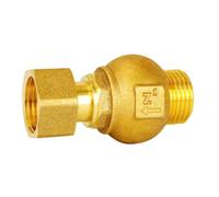 Pitycbo Clap Anti- Vertical Joint D'étanchéité Compact Clap Anti Laiton Compatible Eau Potable Spape pr Espaces Restreints, Style A