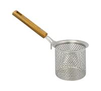 Pitycbo Écumoire En Acier Inoxydable 304 Perforé Écumoire Panier Cylindrique Polyvalent Passoire à Friture Manche pr Blanchiment s Légumes, Style B
