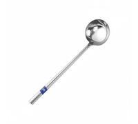 Pitycbo Louche à Soupe Ustensile en Acier Inox Bol Large Poignée Isolante Surface Brillante Adaptée Préparation Repas Cuisine Professionnelle Maison, 10 Liang, Manche En Acier