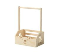 Pitycbo Panier à Poignée Vert | Panier en Bois Poignée, Pratique, pr bébé Shower, Chien
