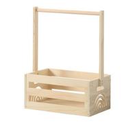 Pitycbo Panier à Poignée Vert | Panier en Bois Poignée, Pratique, pr bébé Shower, en-Ciel
