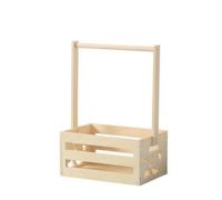 Pitycbo Panier à Poignée Vert | Panier en Bois Poignée, Pratique, pr bébé Shower, Étoile