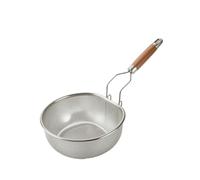 Pitycbo Passoire Manche En Bois Inox 304 | Suspendable, Écumoire à Friture, pr Cuisine, L