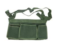 Pitycbo Pochette de Jardinage Sac Ceinture Outil Trousse Bretelle Panière en Canvas Solide Poches Spacieuses Accès Outils Mains Libres Sangle Épaule Ajustable