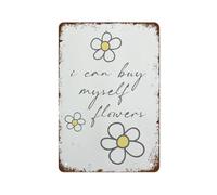 PIUHRKLEVD Self Love is the Best Vintage Metal Sign Inspirational Tin Plaque for Women Home Office Living Room Wall Decor 8 X 12 Inch