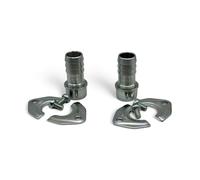 PIUSI Kit porte-tuyau à bride - Tuyau 3/4" droit pour pompe BP3000, 2 pièces