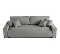 Lisa design Canapé droit Pivoine - Gris