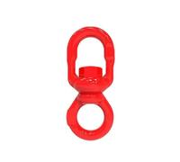 Pivot à œil, double pivot symétrique, charge 3,15-25T | Manille pivotante avec roulements, anneau de levage à double extrémité(12.5T)