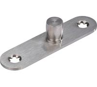 Pivot DORMA PT 24, ø 15 mm avec patte à visser, acier inoxydable (01.123) | Ferrure de porte en verre - Accessoires dormakaba