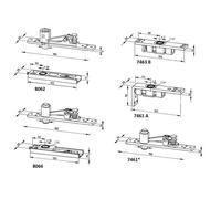 Pivot du haut 7463A partie inférieure - Dorma - 46020048
