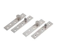 Pivot Hinge Rotating Porte Hinge à 360 degrés en acier inoxydable en acier inoxydable Hinges vers le haut de l'arbre de 2 pc (95 mm) (Eccentric axis)