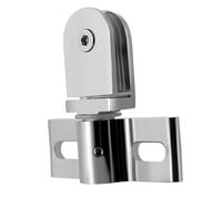 Pivots bidirectionnels charnières porte en verre ouverture double direction | Clip de fixation mural simple face en verre pour douche, insert d'armoire, matériel de salle de bain, clip pliable lourd