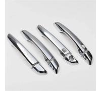 PIWINE Autocollant poignée Autocollant Noir Brillant De Garniture Poignée Porte Voiture, Accessoires Style Pour Peugeot 2008 2020 2021 2022 2023(Silver 2 sensors)