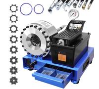 PixCy Presse Hydraulique à Sertir avec Jeu De Matrices,Compatible 8-28 Mm