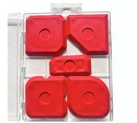 PIXZCSA Applicateur de mastic silicone portable multi-angles 5 en 1,UN | bain (5 pièces) - ABS