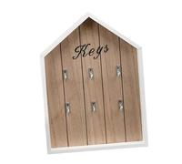 PIXZCSA Porte-clés Rustique Mural, Style Ferme, Construction Robuste en | élément de décoration essentiel. Crochets décoratifs pour clés murales. Peut servir à la de porte-clés et de support