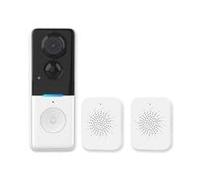 PIXZCSA Sonnette vidéo sans Fil Bell Smart Home, Installation Facile,Blanc | communication bidirectionnelle, longue autonomie, Wi-Fi 2,4 GHz