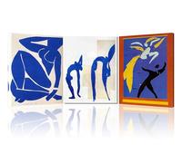 Piy Painting Lot De 3 Abstract Tableau Cadre Decoration Murale Chambre, Matisse Impression Painting Sur Toile, Reproduction De Tableaux Célèbres, Tableaux Déco Muraux Salon Cuisine Bureau 30X40 CM