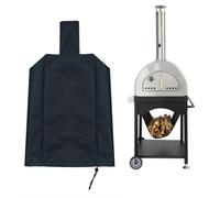 Pizza Furnace Cover Outside Zone | Couvre-grill imperméable avec câble - Hotte de protection contre les poussières à l'épreuve des intempéries pour fours à pizza extérieure et meubles de jardin