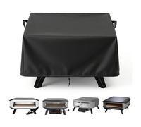 Pizzaofen Abdeckung, 420D Oxford-Stoff Pizzaofen Schutzhülle, Passend für Cozze 90346/90347 XXL 17 Gas-Pizzaofen, 62 X 62 X 28 cm, Wasserdicht, Staubdicht, Reißfest