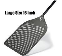 Pizzathome - pelle à Pizza de grande taille, 16 pouces, anodisée dure, spatules en alliage d'aluminium de 29 pouces, accessoires de four Anodized 40cm Red