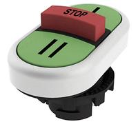 PIZZATO ELETTRICA E21PTRS9AAAY Bouton-Poussoir Triple Touche Vert, Rouge, Vert 1 pc(s)