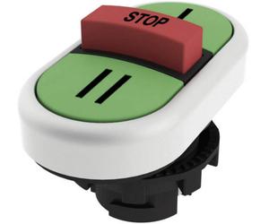 Pizzato Elettrica E21PTRS9AAAY E21PTRS9AAAY Bouton-poussoir triple touche vert, rouge, vert 1 pc(s)