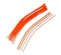Pjeghbvop Lot de 40 fils de rechange en nylon pour débroussailleuse | Fil de débroussailleuse flexible robuste 54,9 x 399,9 cm pour tondeuse à gazon manuelle