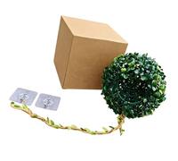 Pjeghbvop Plante artificielle réaliste, boule d'herbe, abri, grotte pour grenouille, environnement, forêt tropicale, terrarium, décoration, habitat, plante artificielle pour vivarium