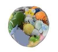 Pjeghbvop Pouf transparent pour ranger les peluches pour plusieurs pièces, décoration de la maison, organisateur de jouets pour enfants, entretien facile, housses de chaise