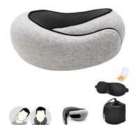 Pjjrdh nomadike Oreiller de Voyage,Oreiller De Voyage,Coussin Voyage Avion,Oreiller Avion,Tour De Cou Voyage Avion,Oreiller Cervical d'avion Évolutif,Pillow Buddy,cale Nuque,Coussin Nuque Voyage