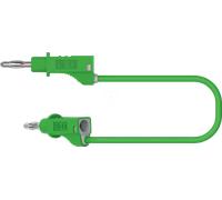 PJP 2112-100V - Cordon de test, 1,0 mm², 1,0 m, vert, empilable