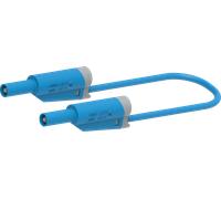 PJP 2714-50BL - Cordon de test, SIL 2,5 mm², 0,5 m, bleu, empilable