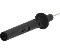 PJP 405-IEC-SW - Pointe de touche 2 mm, avec raccord 4 mm, noire