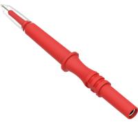 PJP 464-IEC-R - Pointe de touche 0,7 mm, avec raccord 4 mm, rouge