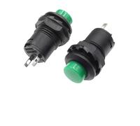 PKNVKZIDK Emergency Stop Switch DS-228 3A /125VAC 1.5A/250VAC on/Off Latching Momentary Push Button Switches DS-428 Self Locking Push Button Switch(Self Locking Green,100PCS)