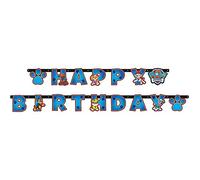 (PKT) Bannière d'anniversaire Paw Patrol pour enfant