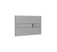 Pl2 one plaque de commande double chasse chromé mat - ROCA A890196002