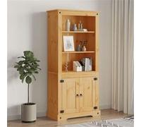 Placard Gamme Corona Pin mexicain 80x40x170 cm Brun G