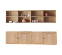 Placard mural FK63 224x36x112cm 2x wall cabinet with 2 doors 112x36x56cm