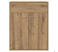 Placard salle à manger - BEST-HOME - Buffet - chêne artisanal - 60x30x75cm - Bois d'ingénierie - Meuble de Salon 3_4640430