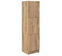 Placard salle à manger - BEST-HOME - Haut Armoire - chêne artisanal - 31.5x32x122.5cm - Meuble de Salon 3_5473221