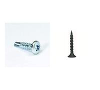 PLACO® - Lot 500 pièces vis auto perceuses 13mm - Placoplatre - E69140500, Gris & PLACOPLATRE E60360500 Vis TTPC 35, Gris, 35 mm
