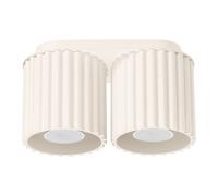 Sollux Lighting Aura plafonnier 2x10 W beige SL.1790
